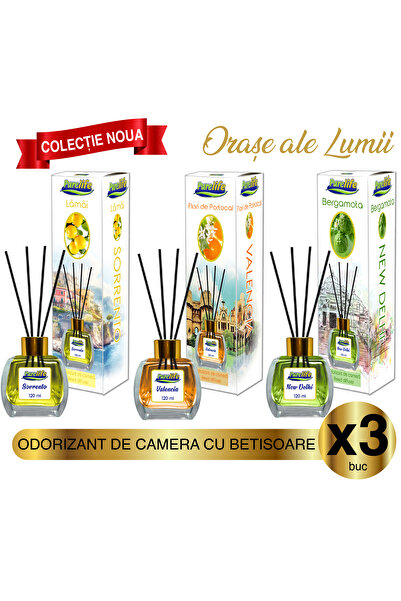 PureLife 3-Pack Pure Life Sorrento Lemon, Valencia Orange Flowers & New Delhi...