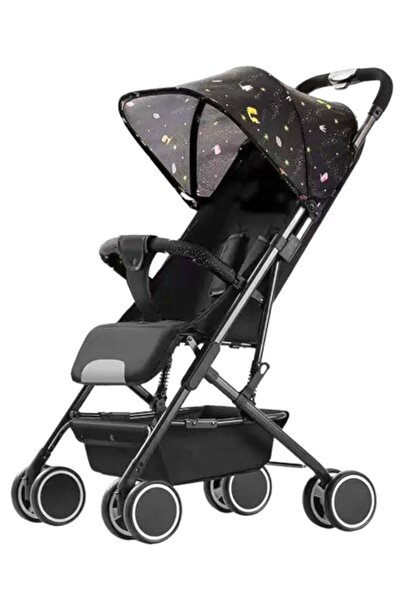 Toybox Foldable Travel Pram Baby Stroller Black