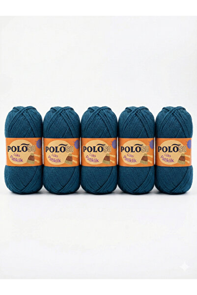 Polosu Lüx Patik El Örgü İpi 5 Adet (5’li Avantaj Paket)-NO:352