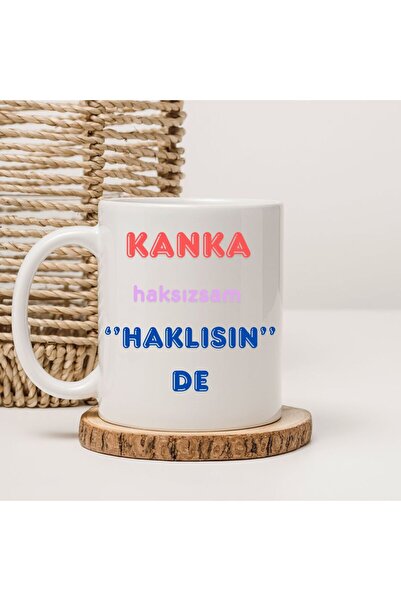 kubdekor Kanka, I'M Right, You'Re Right Too, Written on Printed Mugs.