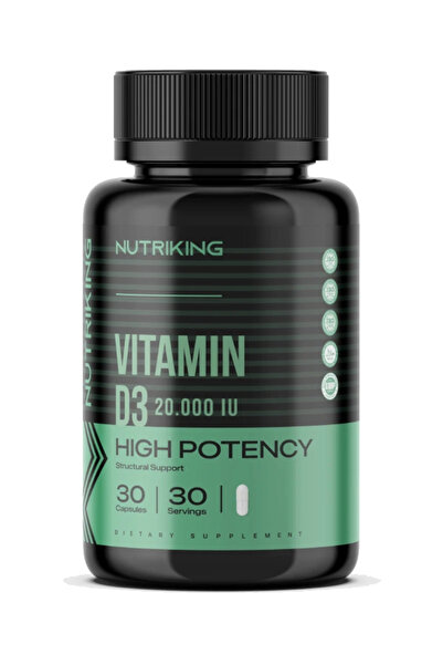 Nutriking D3 Vitamin | Bağışıklık ve Kemik Sağlığını Destekleyen Takviye