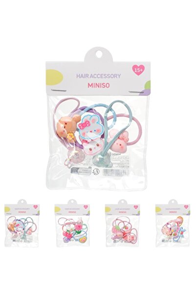 Miniso Çantalı Seri Saç Lastikleri (6 adet)(B)