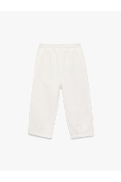 Koton Basic Jogger Sweatpants with Raised Waist and Elastic Waistband
