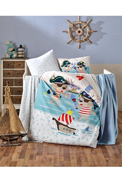 Bella Home Kristal Bebe 100% Cotton Ranforce Duvet Cover Set - Soft Texture -...