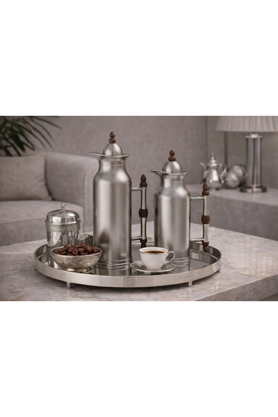 REFAN طقم ترامس ريفان فاخر باللون الفضي المطفي 🤍✨ (1 لتر + 0.7 لتر) | أناقة ...