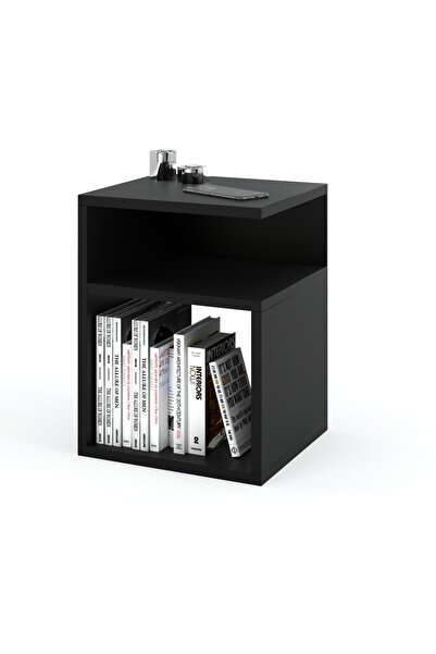 Other Noptieră neagră modernă pentru dormitor Noptieră Nakastlik