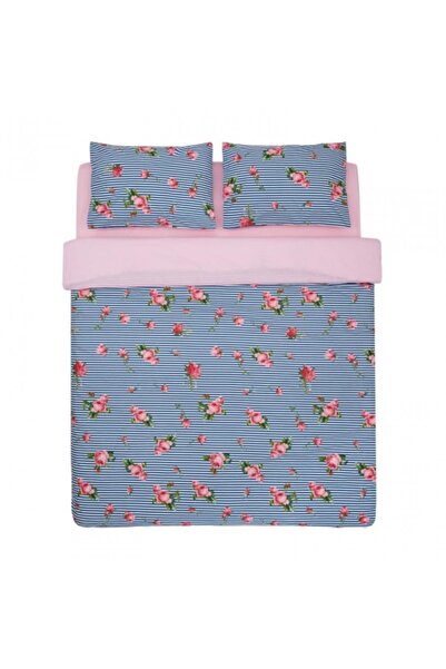 Heinner Double Bed Linen, 100% BBC, 132 TC, Rose