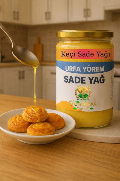 URFA YÖREM KEÇİ SADE YAĞ (GHEE) SARI YAĞ TEREYAĞI DOĞAL YAĞ SADE YAG SARI YAG...