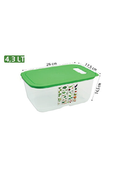 VİP AHMET 4,3 LİTRE YEŞİLLİK SAKLAMA KABI vipahmet zen serisi