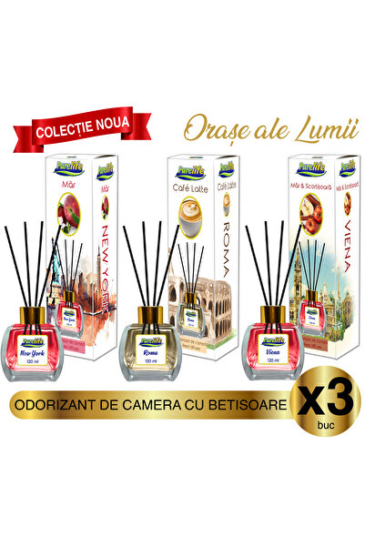 PureLife 3-Pack Pure Life New York Apple, Rome Cafe Latte & Vienna Apple Cinn...