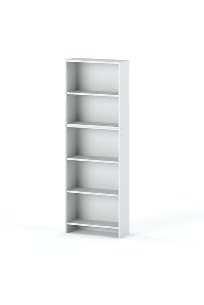 Other White Office Bookshelf 60 CM 5 Shelves Loft Toy Shelf