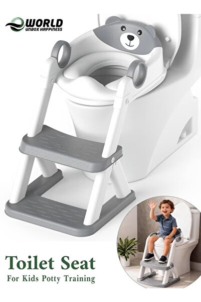 e world unbox happiness Eworld 2-in-1 Adjustable Potty Training Seat with Ste...