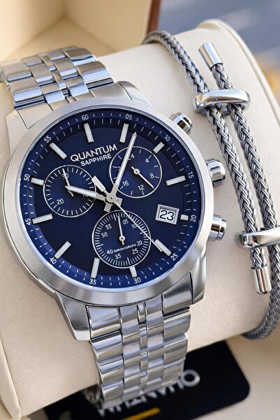 Quantum Sapphire Cam İtalyan Bileklikli 10 Atm Suya Dayanıklı 2 Yıl Garantili...