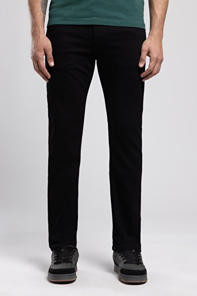 Lee Cooper Henry Normal Waist Regular Fit Straight Leg Black Men's Jeans