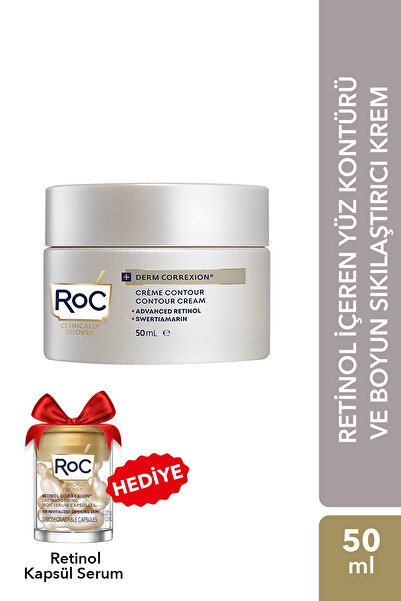 Roc Retinol Kapsül Serum Hediyeli Retinol + Yüz Kontürü ve Boyun Sıkılaştırıc...