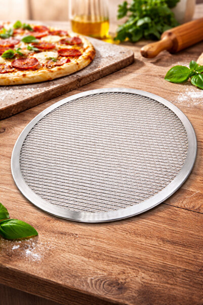 Rivorn Pizza Teli 28 CM (PZT-28) – Alüminyum Pizza Pişirme ve Sunum Teli, Day...