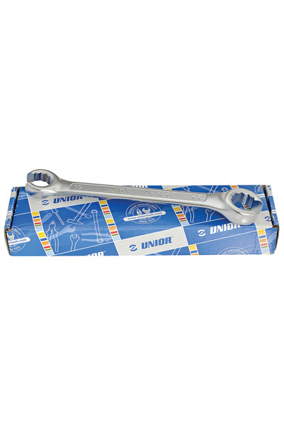 Unior Set de chei inelare dublu decupate in cutie de carton 9 PIESE