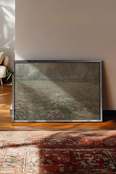 Postifull Vintage slika, poster u srebrnoj ramovani, vintage zidni dekor