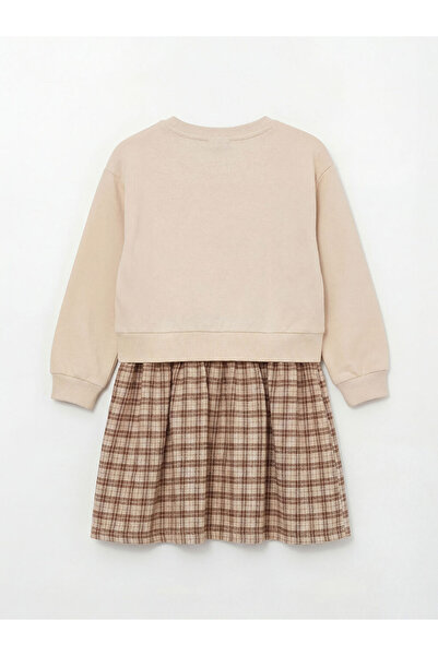 LC Waikiki Κοριτσίστικο φόρεμα με λαιμόκοψη