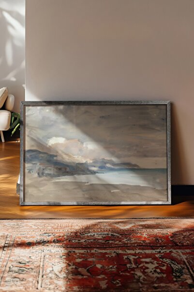 Postifull Vintage slika, poster u srebrnoj ramovani, vintage zidni dekor