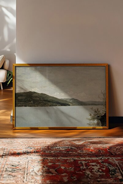 Postifull Tablou vintage, poster cu rama aurie, decor de perete vintage