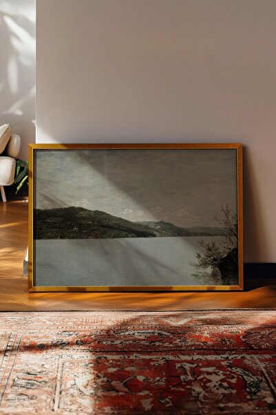 Postifull Tablou vintage, poster cu rama aurie, decor de perete vintage