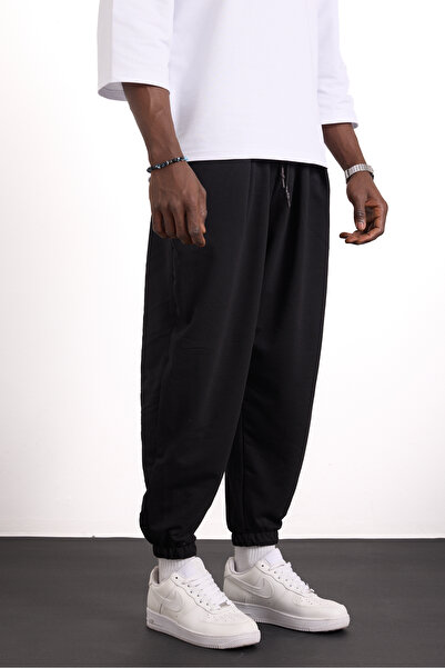 Gerusta Erkek Günlük Desenli Paça Lastikli Pileli Şalvar