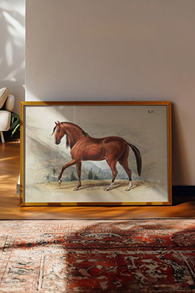 Postifull Vintage ζωγραφική, αφίσα με χρυσό πλαίσιο, vintage διακόσμηση τοίχου