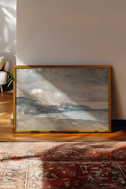 Postifull Vintage ζωγραφική, αφίσα με χρυσό πλαίσιο, vintage διακόσμηση τοίχου