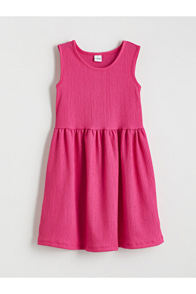 LC Waikiki Rmz Gi̇yi̇m Farkiyla Zero Roba Collar Girl's Dress
