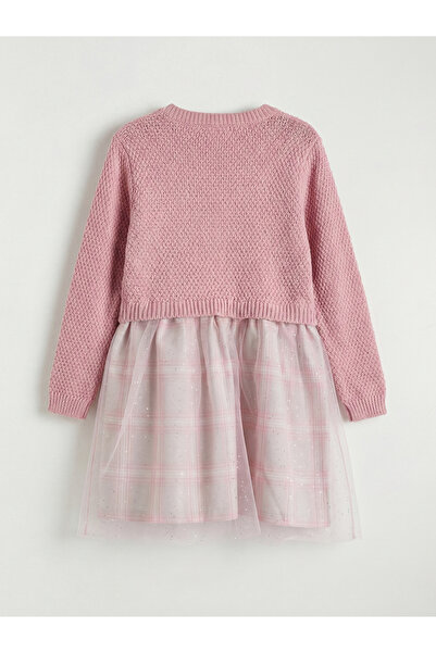LC Waikiki Peak New Season Crew Neck Floral Girl's Tutu Dress