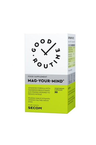 Secom Магнезиев бисглицинат Mag Your Mind Good Routine, 30 капсули, SecomSEC