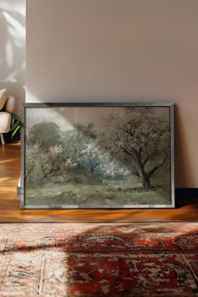 Postifull Vintage slika, poster u srebrnoj ramovani, vintage zidni dekor