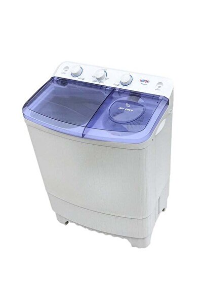 ARROW غسالة ملابس بحوضين سعة 6 كجم، لون أبيض - موفرة للطاقة، منخفضة الضوضاء، ...