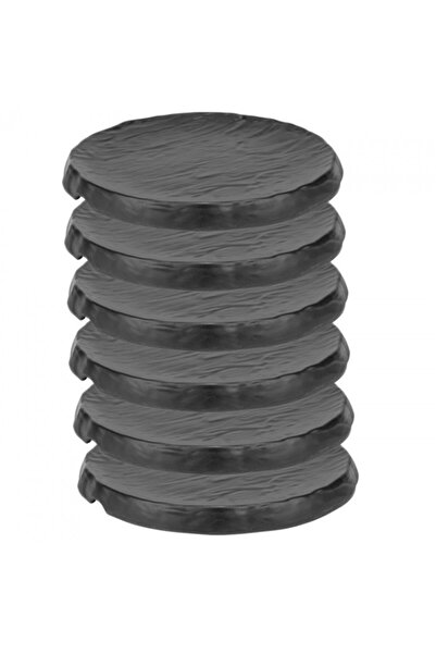 Raki Set of 6 melamine plates Shibui 24xh2cm