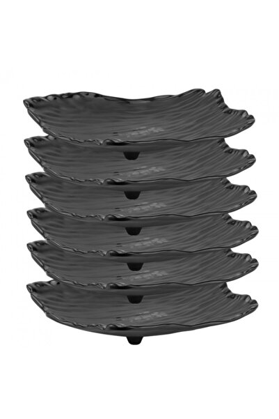 Raki Set of 6 SHIBUI melamine sushi plates 30x23xh5.6cm