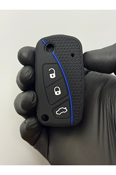 Mavi Keys Fiat Linea - Husă de protecție pentru telecomandă cu model de tip f...