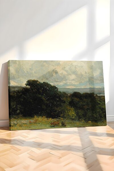 Postifull Tablou vintage, pictură pe pânză, decor de perete vintage