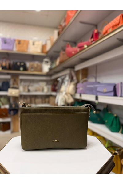 Tuğba kadın günlük omuz çantası fermuarlı bölmeli