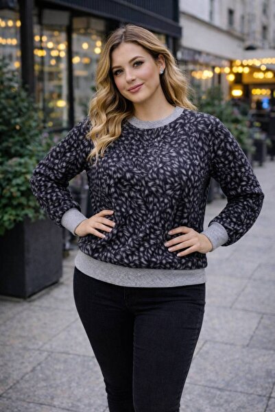 TUSSE Елегантна жіноча м'яка кашемірова блуза великого розміру