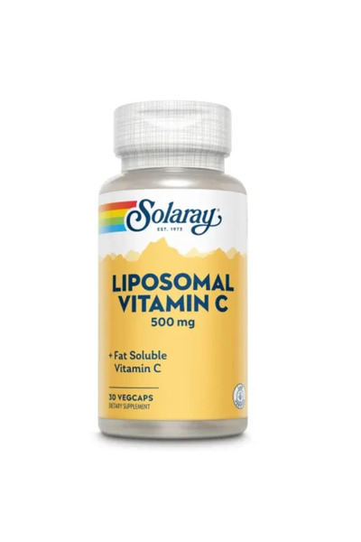 Secom Vitamina C lipozomală 500 mg Solaray, 30 capsule,