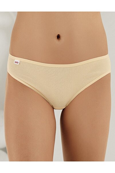 Şahinler Femei, bumbac 100% , Elastic cu vipușcă , Pantaloni Ribana 6'lı Külot