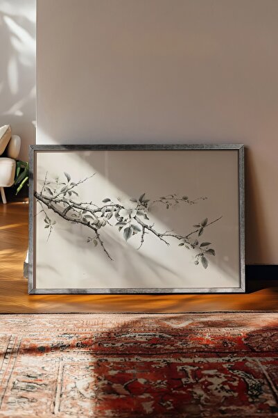 Postifull Vintage slika, poster u srebrnoj ramovani, vintage zidni dekor