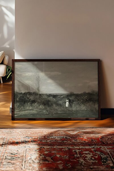 Postifull Vintage ζωγραφική, αφίσα με καφέ κορνίζα, vintage διακόσμηση τοίχου