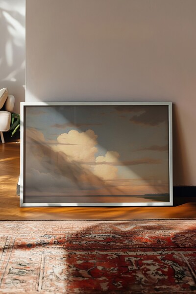 Postifull Vintage ζωγραφική, αφίσα με λευκό πλαίσιο, vintage διακόσμηση τοίχου