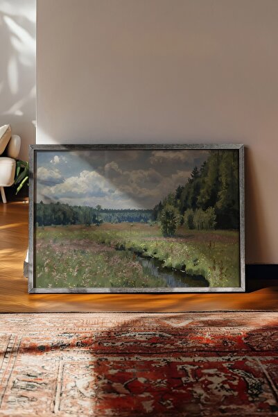 Postifull Vintage slika, poster u srebrnoj ramovani, vintage zidni dekor