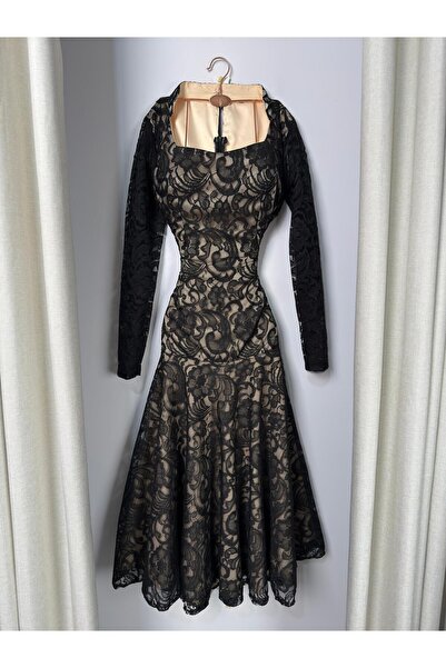 Evo فستان نسائي دانتيل اصلي