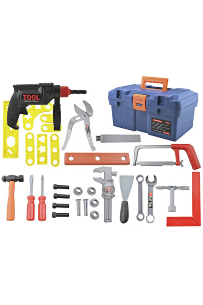 KRUZZEL Kruzzel children's tool set, tool box, 11 pieces, 30x19x15cm, 3+ years