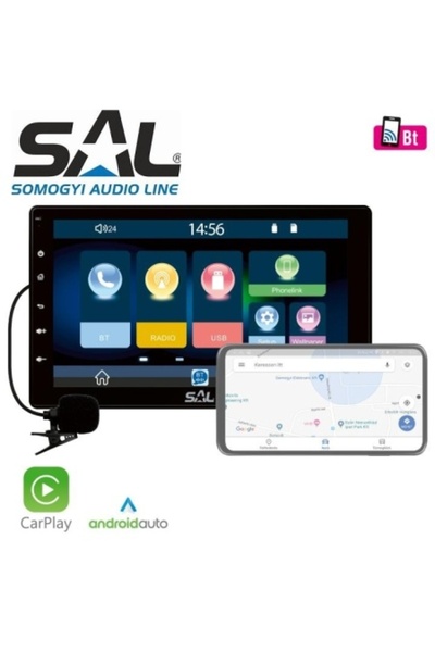 Sal Player auto universal cu navigație MP5 VB X1000, ecran 1 DIN de 7 inch