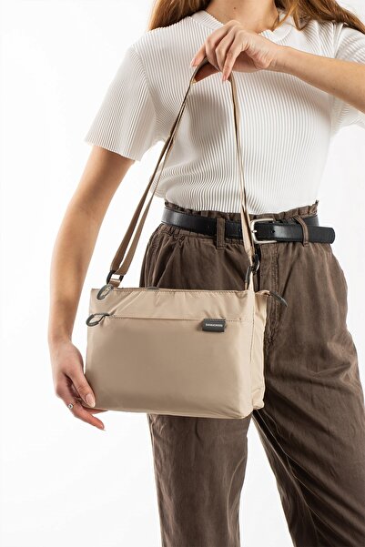 RKY SERENITY Sanmorris 5-Compartment Water Resistant Parachute Fabric Crossbo...